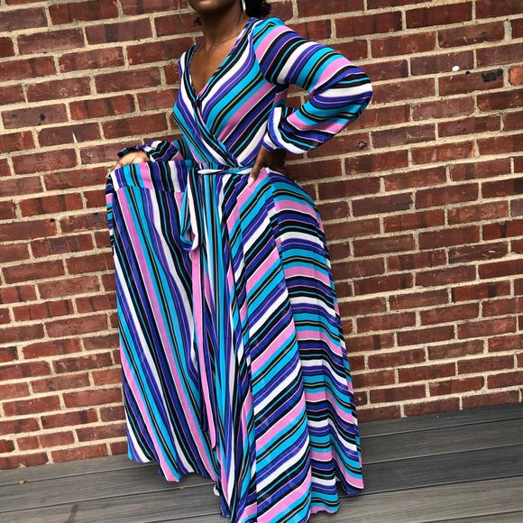 Multicolored Maxi Dress - Picture 4 of 5